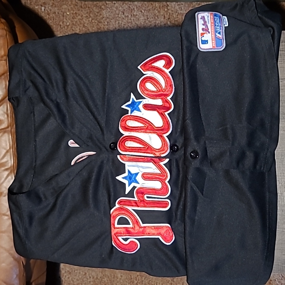 Black Hunter Pence Philadelphia Phillies Jersey